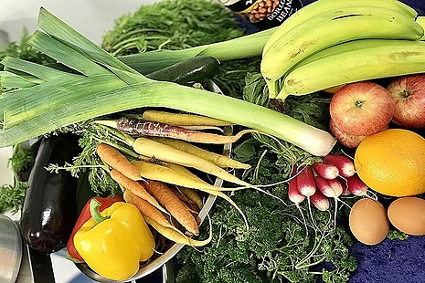 Fresh fruit and vegetables
