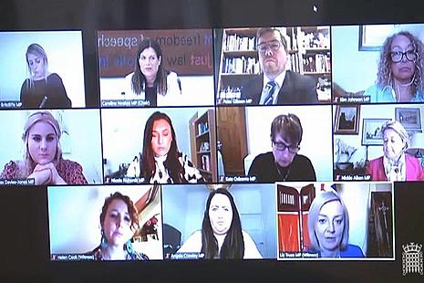 Women and Equalities Select Committee hearing