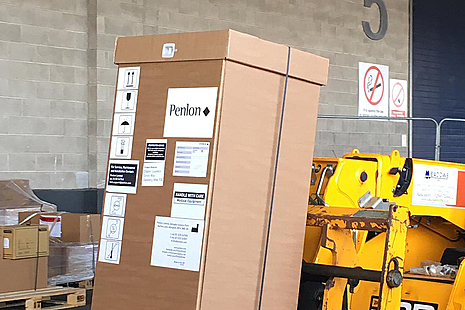 Penlon ventilators being delivered