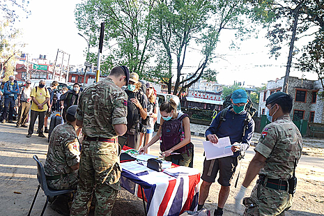 The British Gurkhas rescue Brits stranded in Nepal