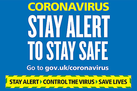 Coronaviris stay alert to stay safe.