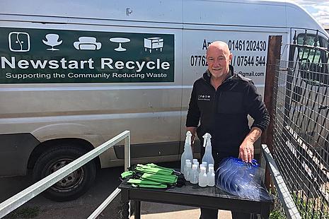 Newstart Recycle are one of the beneficiaries of the grant in Dumfires and Galloway