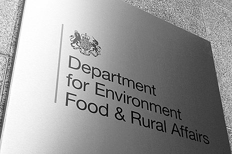 Department for Environment, Food & Rural Affairs sign