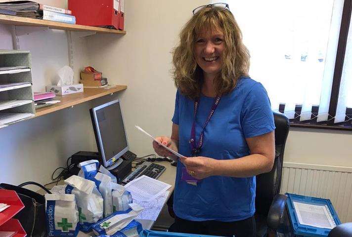 Sharon Foxon from Sizewell A Site is volunteering in her local community during the coronavirus pandemic
