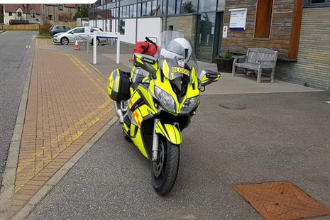 Dounreay helps motorbike charity support NHS in Caithness