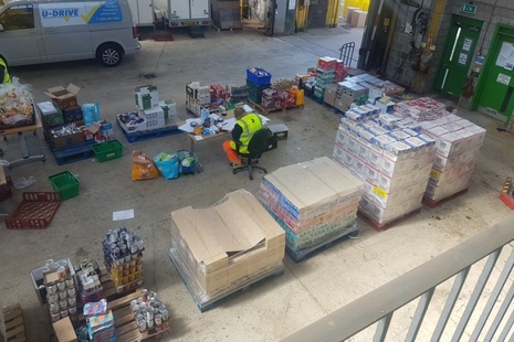 One of the foodbanks in Dorest being supported by the Magnox grant.