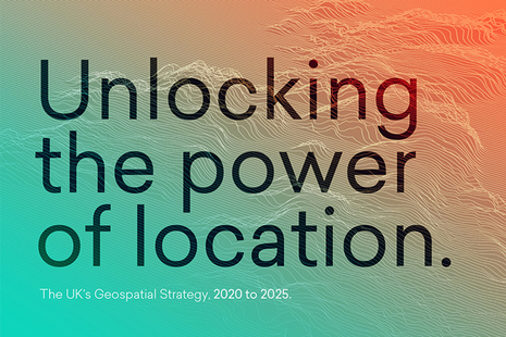 Front cover of strategy - text reads unlocking the power of location