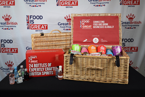 Food is GREAT hamper and spirits box