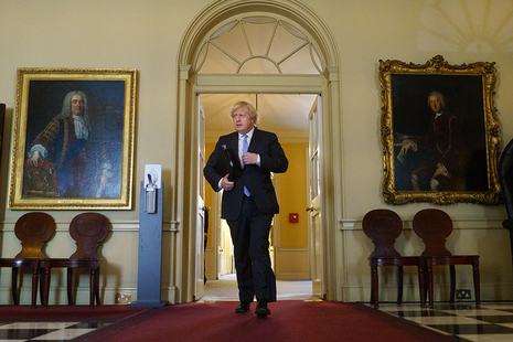 PM leaving Downing Street