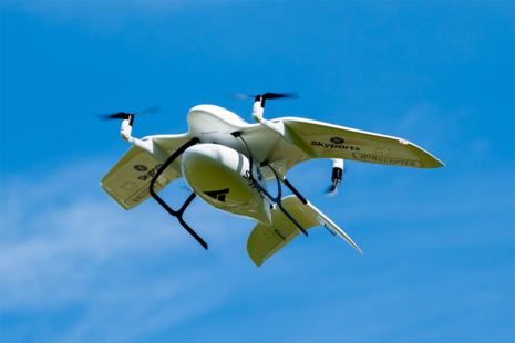 Photo of delivery drone