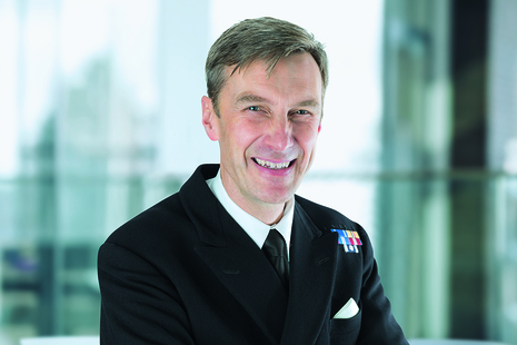 A picture of Rear Admiral Peter Sparkes
