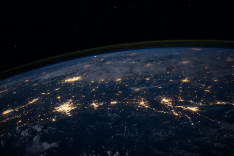 Photo of Earth at night from space