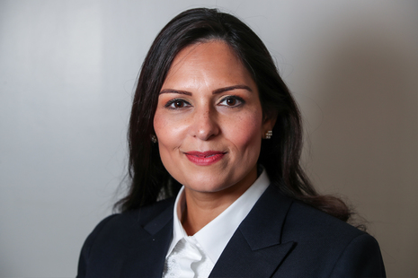 An image of Priti Patel.