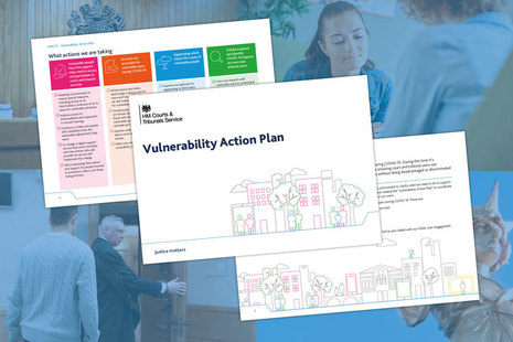 Graphic showing illustration of vulnerability action plan pages