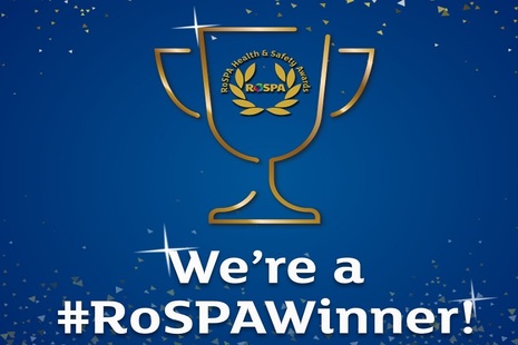 Graphic of the RoSPA Awards lo