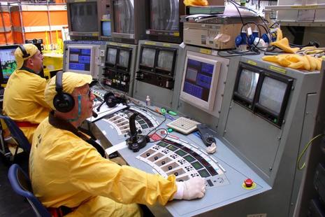 The desk in use at Sizewell A Site