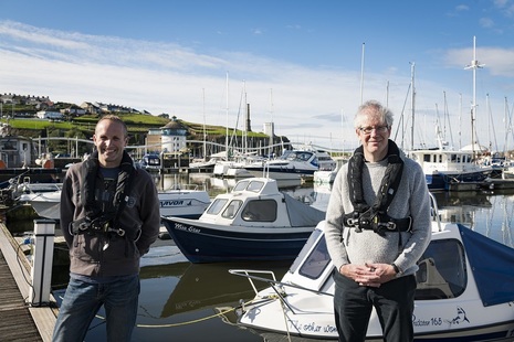 Whitehaven Harbour with new Seabins installed