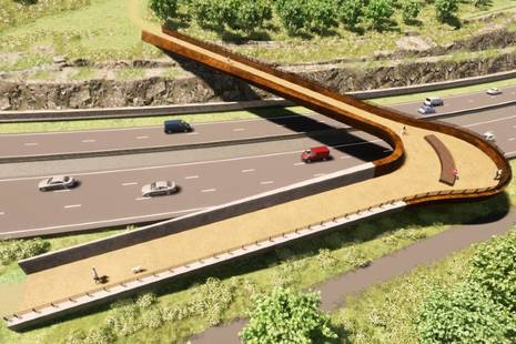 A417 Cotswold Way crossing
