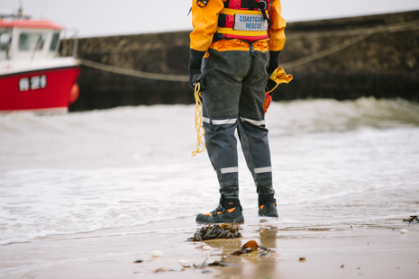 Coastguard by the water