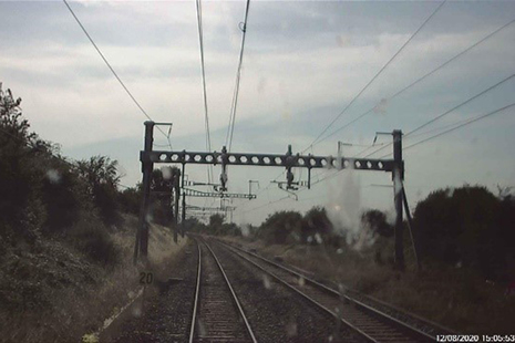 Emergency speed restriction at Dauntsey