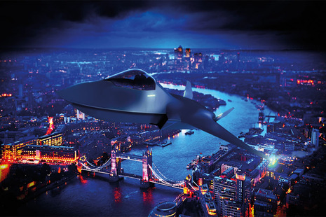 Image depicts the future Tempest aircraft.
