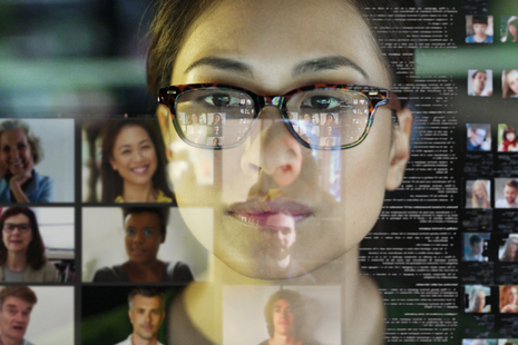 Person with data