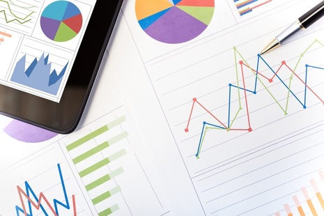 Photo of pen and charts