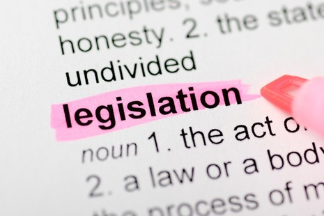 legislation highlighted in a dictionary