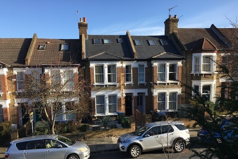 Victorian terraced houses in Charlton, south London