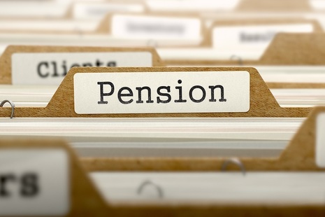 Pension folder tab