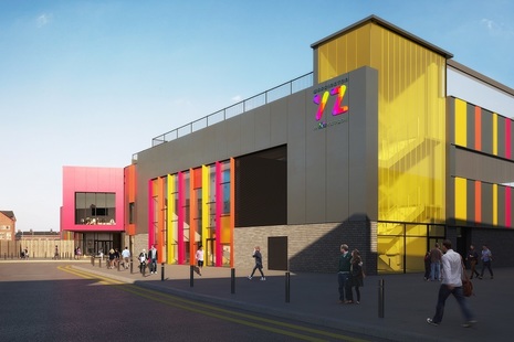Artists impression of the new youth zone in Warrington town centre