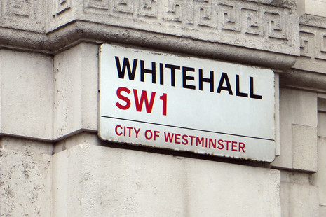 Whitehall SW1 sign
