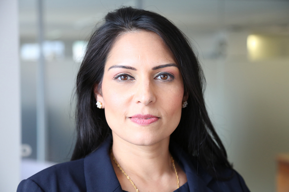 Home Secretary Priti Patel