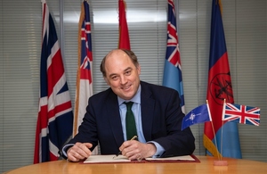 Defence Secretary Ben Wallace updated Allies on the UK Carrier Strike Group capability