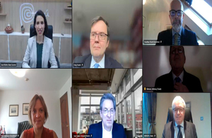 Delegations of both countries met virtually.