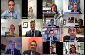 Delegations of both countries met virtually.