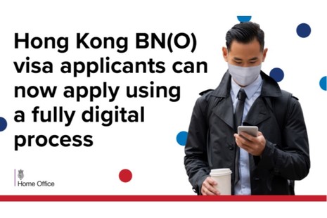 Hong Kong BN(O) visa applicants can now apply using a fully digital process