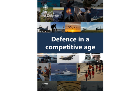 Front cover of the Defence Command Paper.