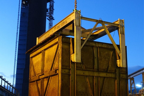 Skip export from the Pile Fuel Storage Pond