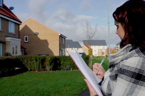 Planning Inspector undertaking a site visit