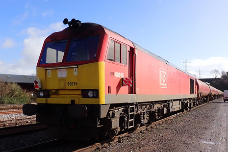 Train in sidings