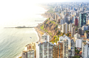 Coastline of Lima