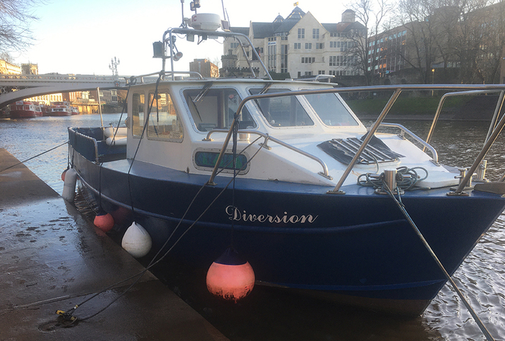 Diversion moored in York