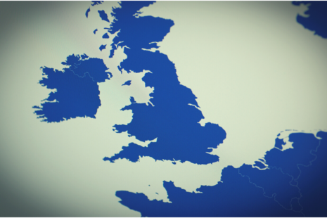 map of the UK