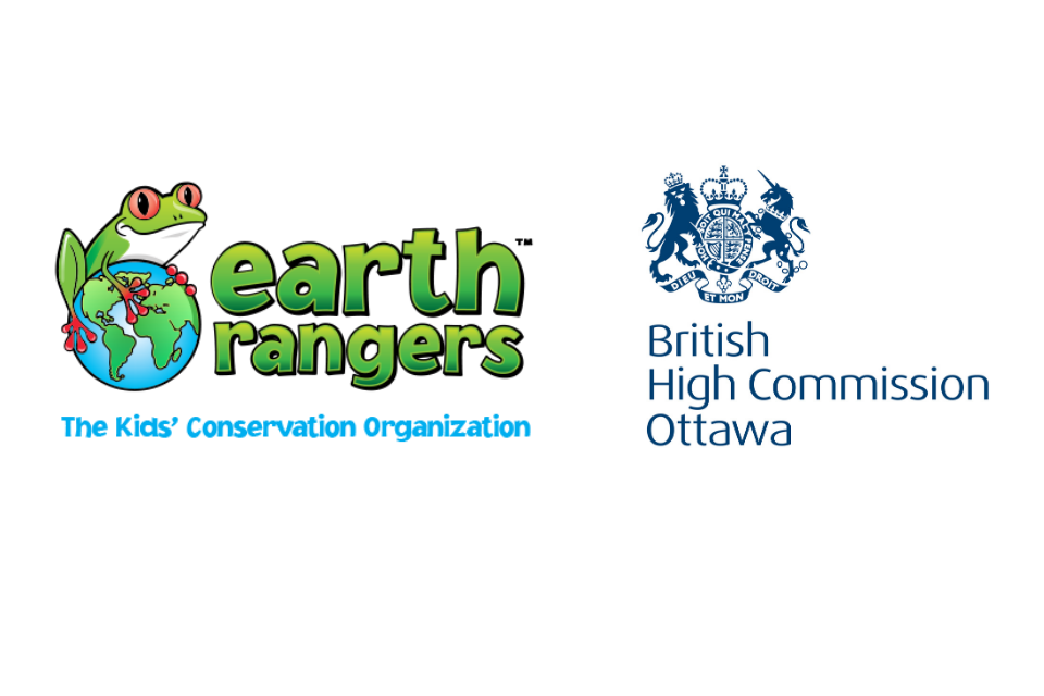 Логотипы Earth Rangers и Верховной комиссии Великобритании