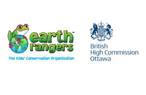 Earth Rangers and British High Commission logos