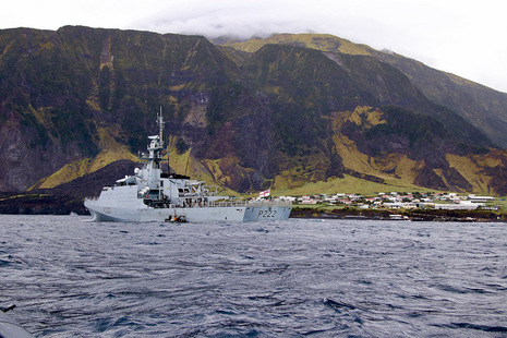 HMS Forth sails to Tristan da Cunha