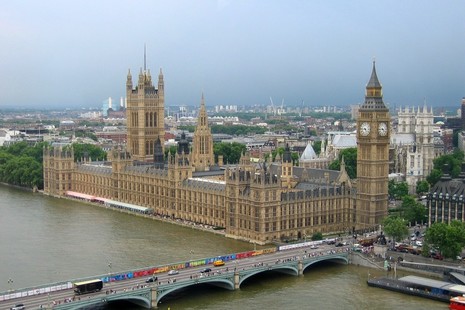 Aerial image of Houses of Parliament