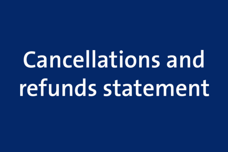 cancellations and refunds statement
