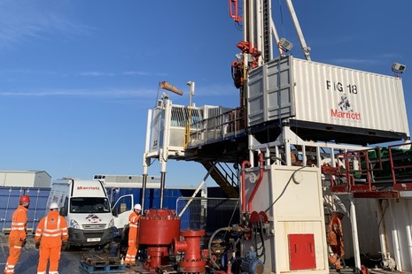 Borehole sealing project rig